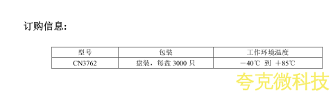 4A 两节锂电池充电管理集成电路，CN3762