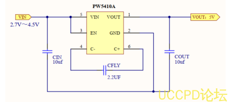 3.7V升压到5V，3.7V转5V电路图芯片