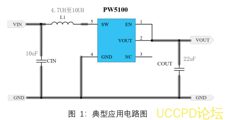 1V陞壓到3V的芯片，1V陞壓3.3V電路圖