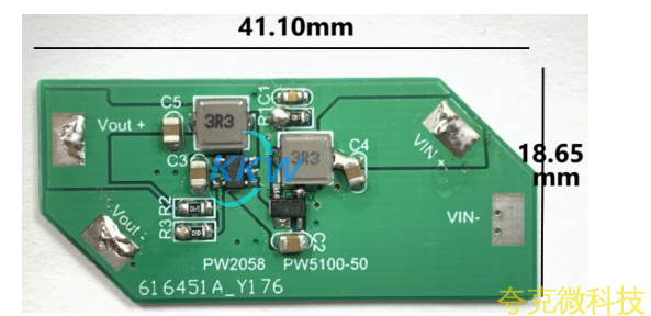 榦電池鋰電池陞降壓 3.3V0.5A 恆壓輸齣電路闆