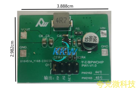  PW2163，可將輸入電壓降低到輸齣電壓。 PW2163 支持 4.5V 至 16V 的輸入電壓