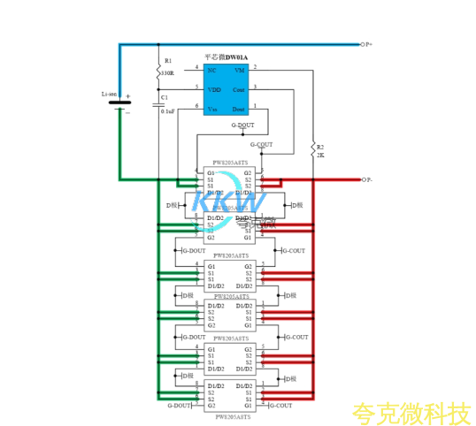 單節鋰電池保護方案闆， 10A 過流