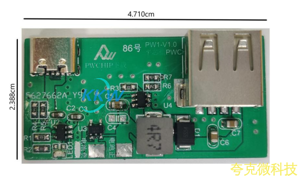 用于锂电池的 5V 0.5A 充电和 5V 1.2A 升压输出