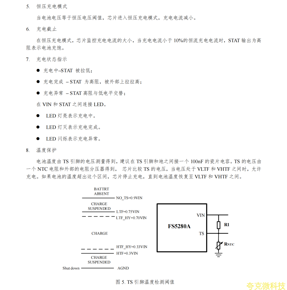 誇剋微FS5280A陞壓充電IC，低價高效新選擇！